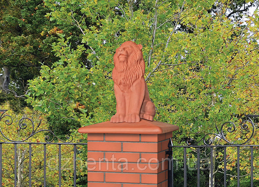 Клинкерная накрывка для столбика Lion - фото 2 - id-p1203016009