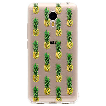 Чохол з малюнком Printed Silicone для Meizu M3 Note Ананаси