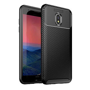 Чехол Carbon Case Samsung Galaxy J3 2018 Черный