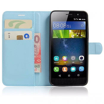 Чохол-книжка Litchie Wallet для Huawei Y6 Pro Блакитний