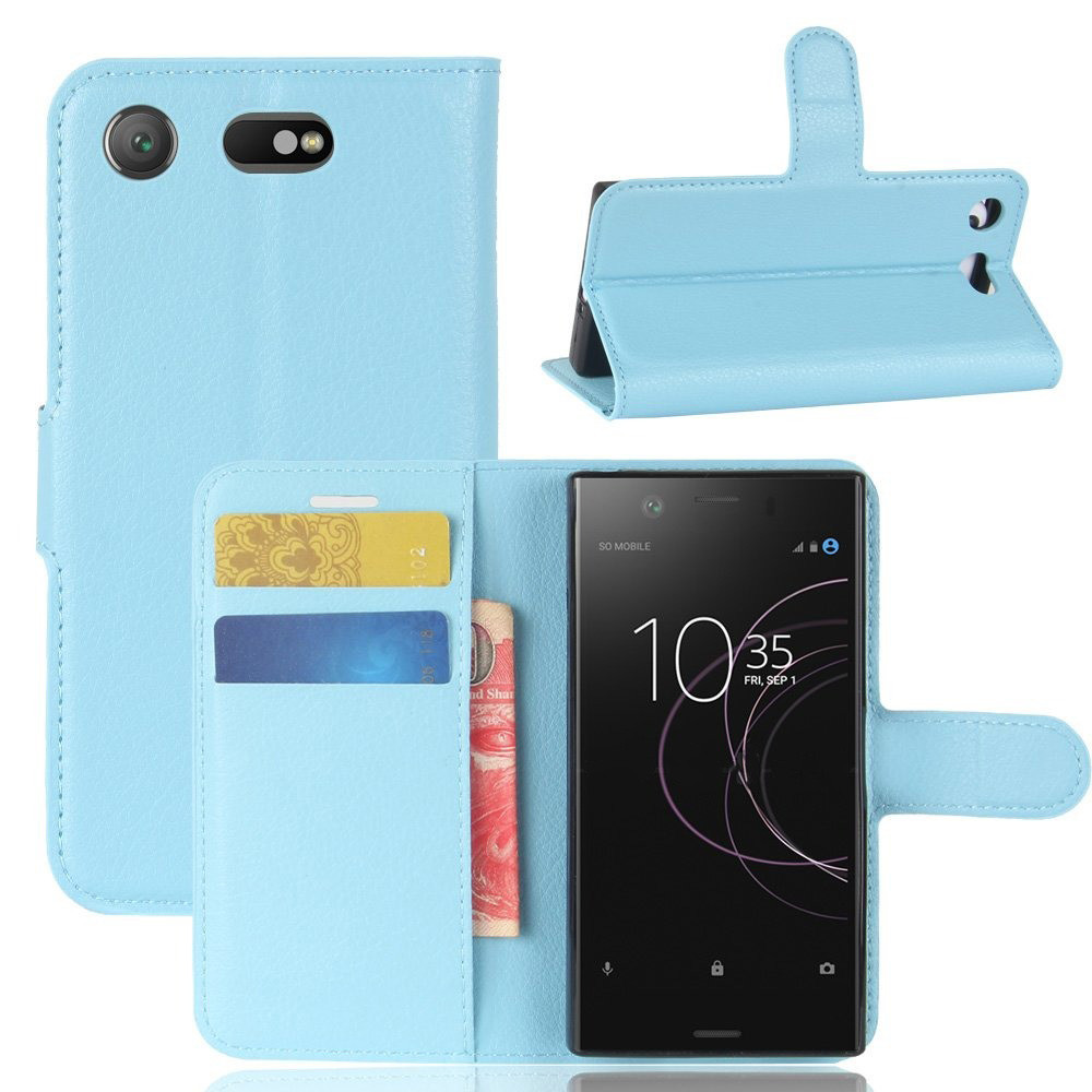 Чохол-книжка Litchie Wallet для Sony Xperia XZ1 Compact Блакитний