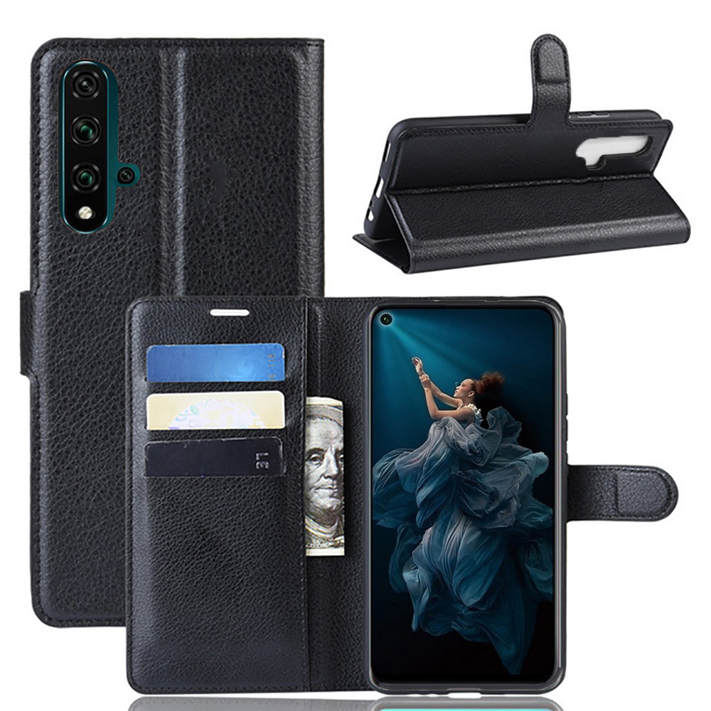 Чохол-книжка Litchie Wallet для Honor 20 Black, фото 1