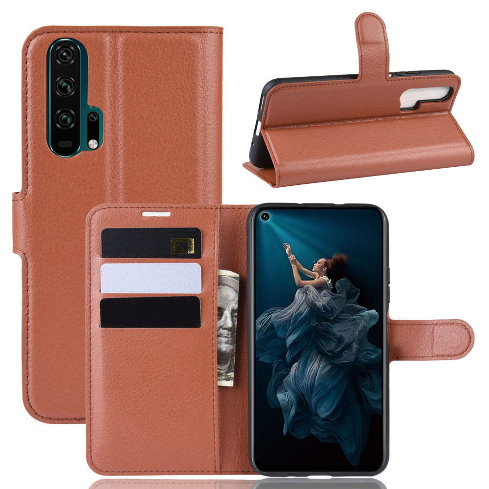 Чохол-книжка Litchie Wallet для Honor 20 Pro Brown, фото 1