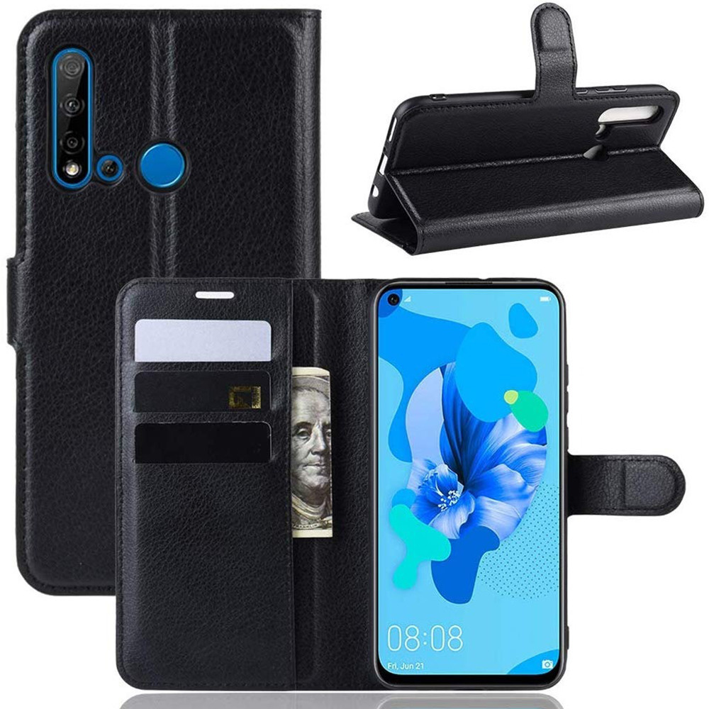 Чохол-книжка Litchie Wallet для Huawei P20 Lite 2019 / Nova 5i Black, фото 1