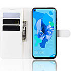 Чохол-книжка Litchie Wallet для Huawei P20 Lite 2019 / Nova 5i White, фото 2