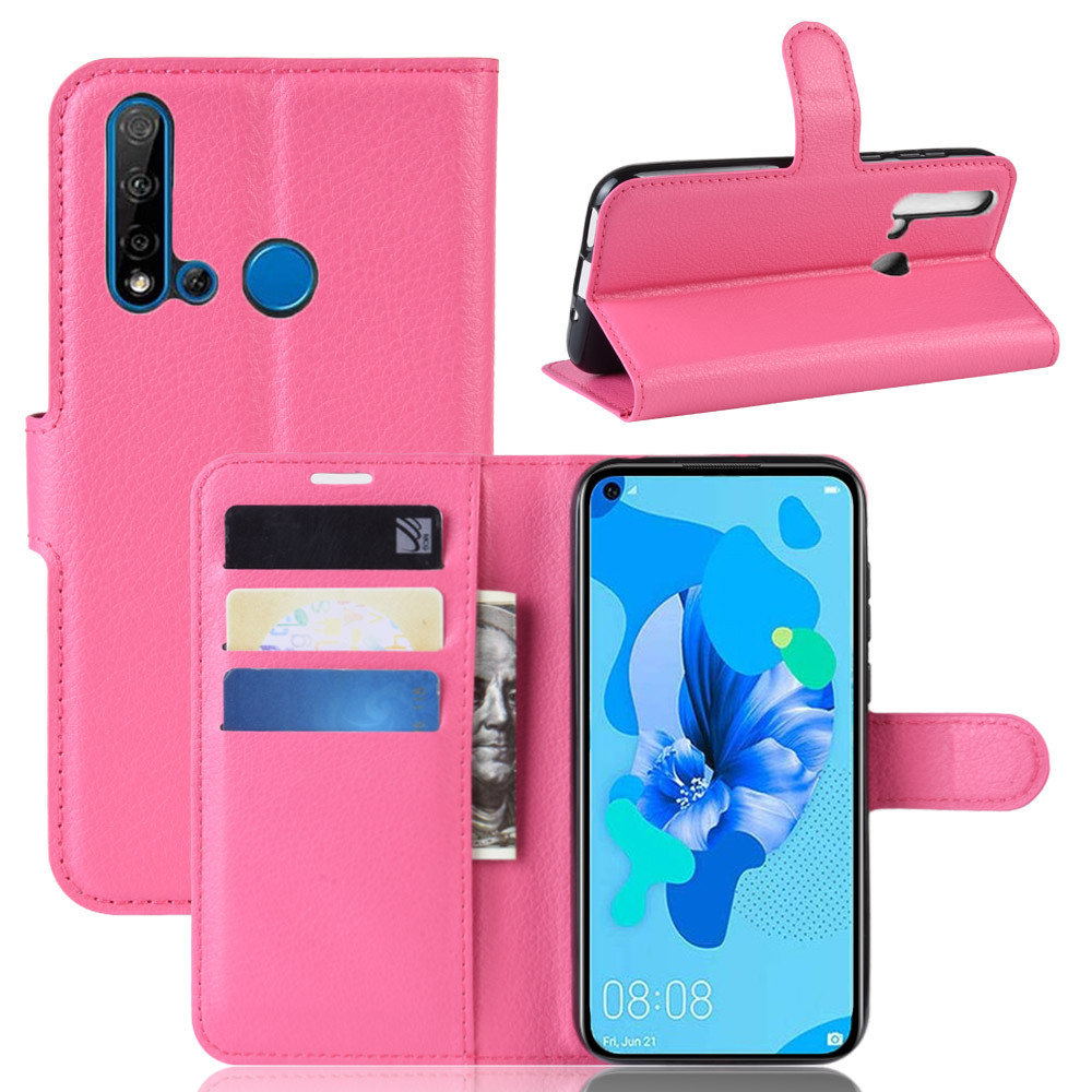 Чохол-книжка Litchie Wallet для Huawei P20 Lite 2019 / Nova 5i Rose, фото 1