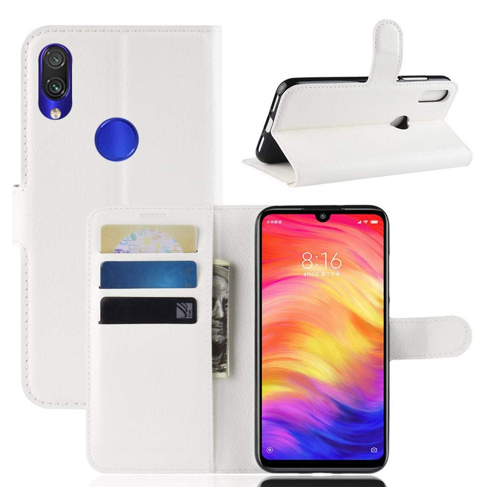 Чохол-книжка Litchie Wallet для Xiaomi Redmi Note 7 Білий, фото 1