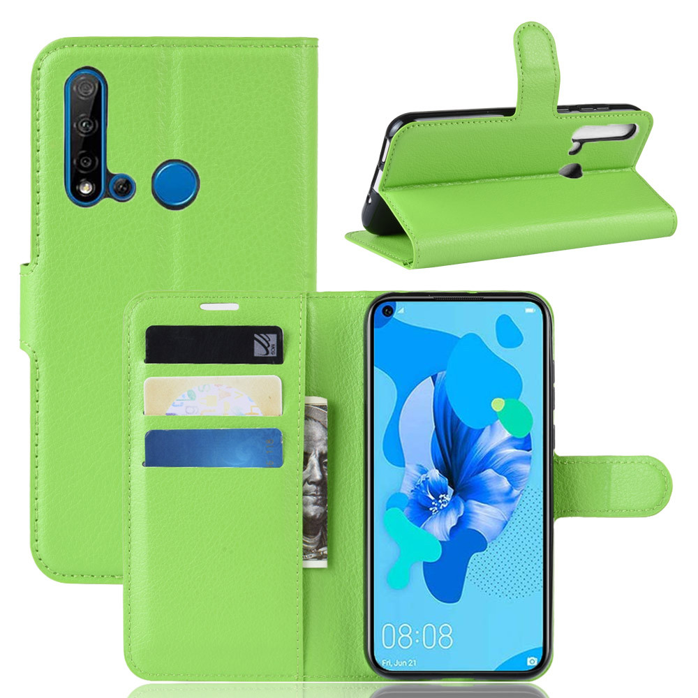 Чохол-книжка Litchie Wallet для Huawei P20 Lite 2019 / Nova 5i Green, фото 1
