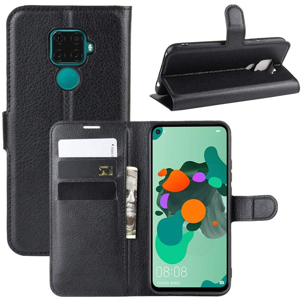 Чохол-книжка Litchie Wallet для Huawei Mate 30 Lite / Nova 5i Pro Black, фото 1
