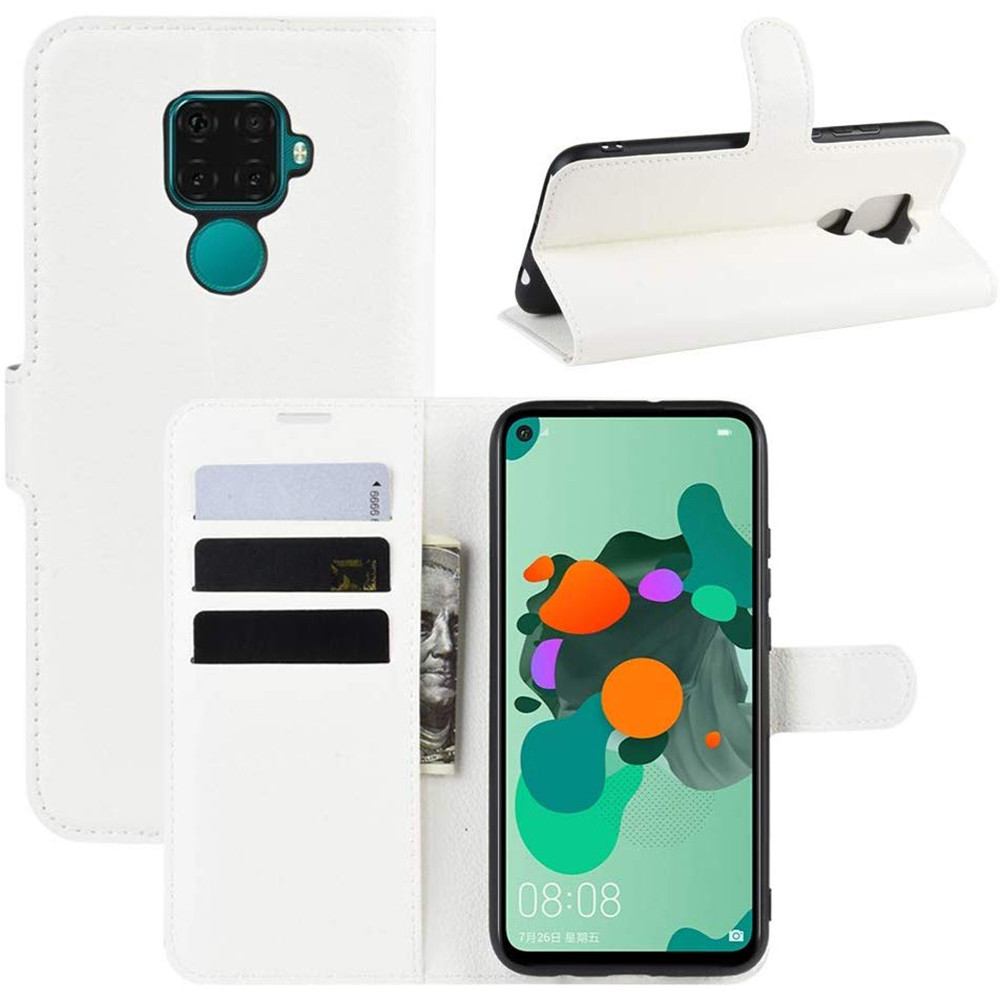 Чохол-книжка Litchie Wallet для Huawei Mate 30 Lite / Nova 5i Pro White, фото 1