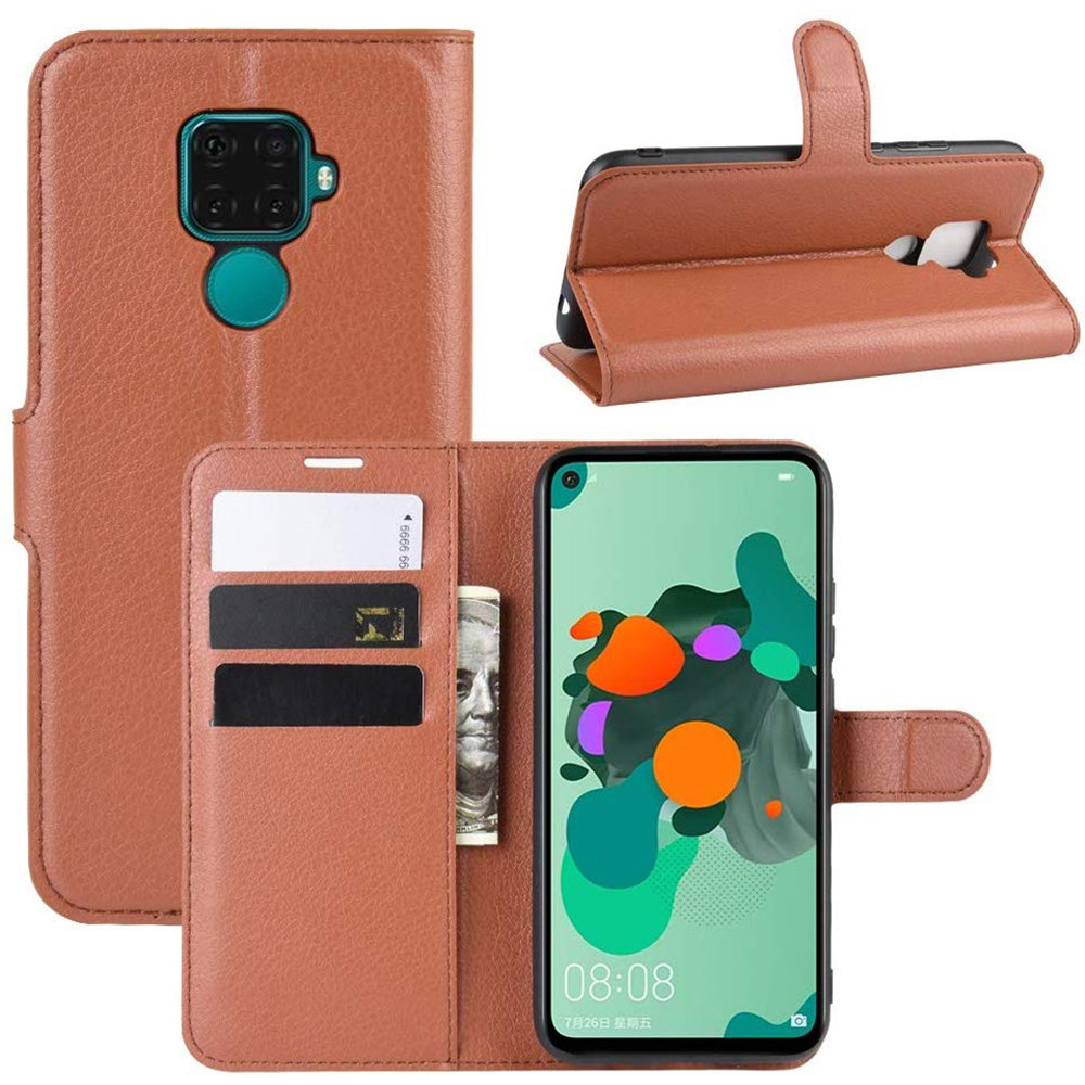 Чохол-книжка Litchie Wallet для Huawei Mate 30 Lite / Nova 5i Pro Brown, фото 1