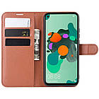 Чохол-книжка Litchie Wallet для Huawei Mate 30 Lite / Nova 5i Pro Brown, фото 5