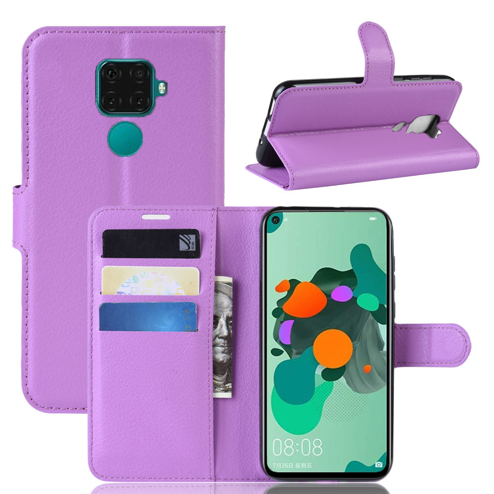 Чохол-книжка Litchie Wallet для Huawei Mate 30 Lite / Nova 5i Pro Violet, фото 1