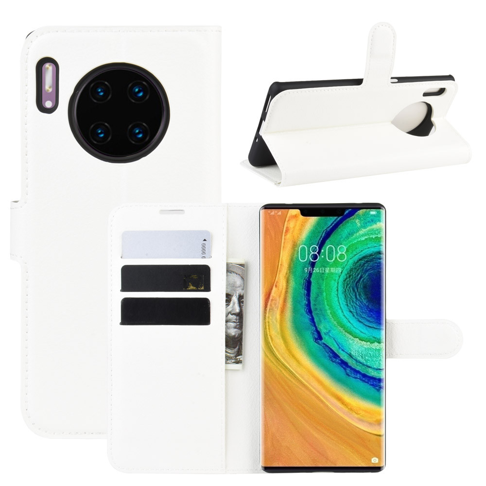 Чохол-книжка Litchie Wallet для Huawei Mate 30 Pro White, фото 1