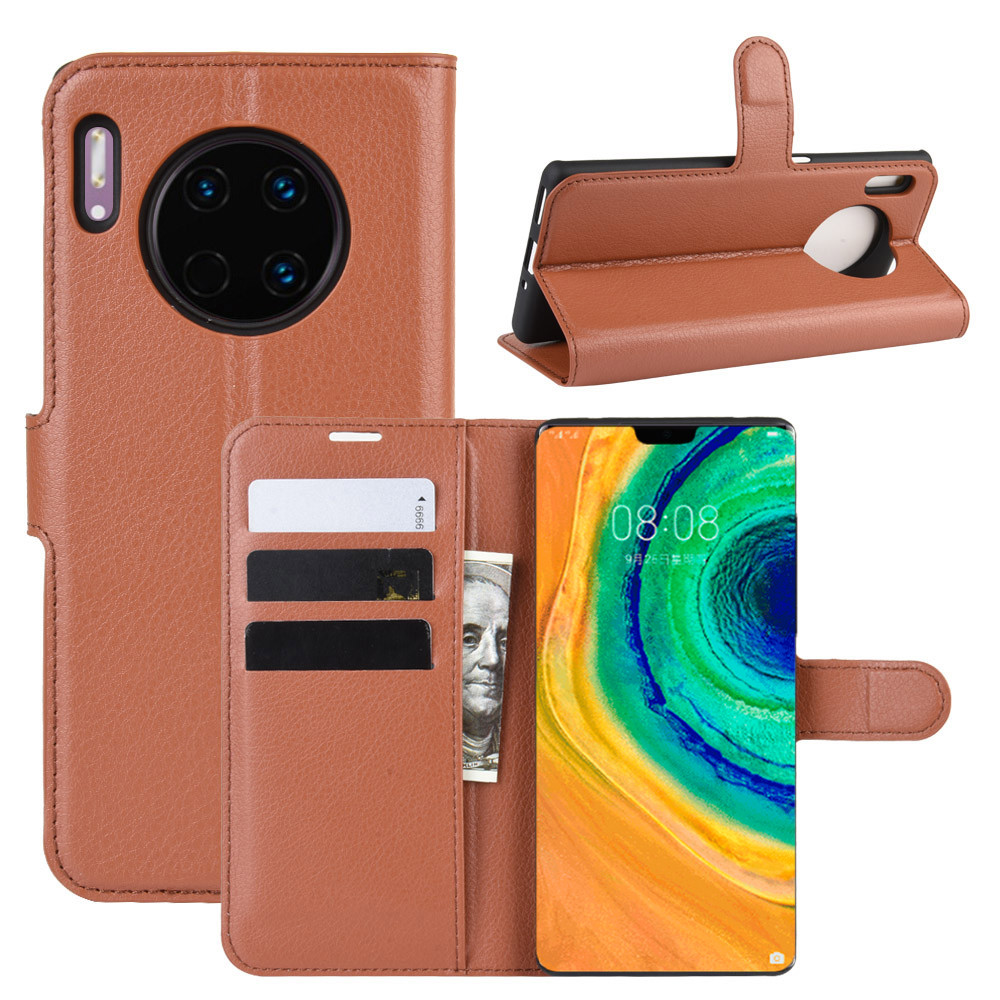 Чохол-книжка Litchie Wallet для Huawei Mate 30 Brown, фото 1