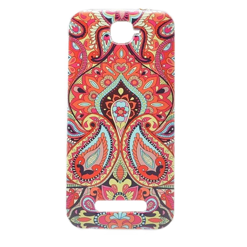 Чехол с рисунком Printed Plastic для Alcatel OneTouch 7041 7040 POP C7 Узоры, фото 1