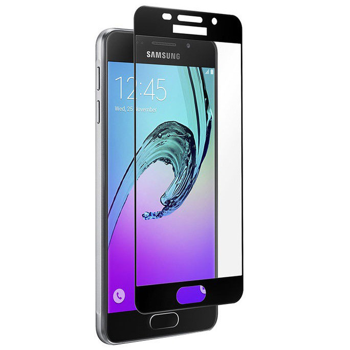 Захисне скло Walker Full Glue для Samsung A310 Galaxy A3 2016 Чорний