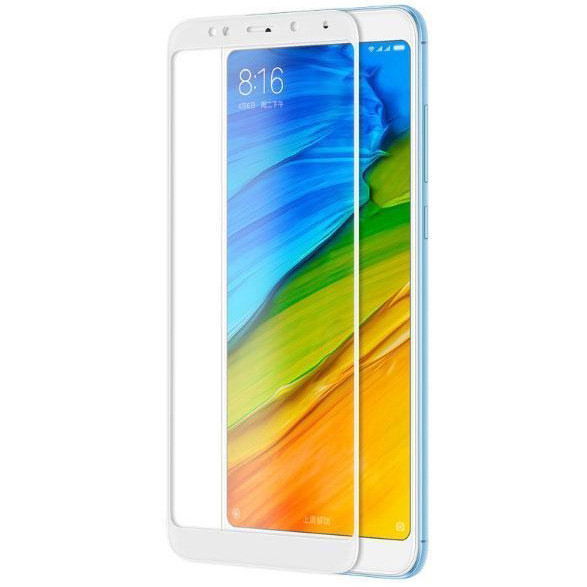 Захисне скло Walker Full Glue для Xiaomi Redmi 5 Білий