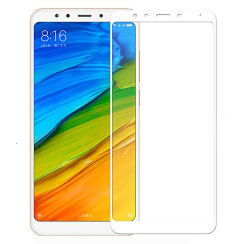 Захисне скло Walker Full Glue для Xiaomi Redmi 5 Plus Білий
