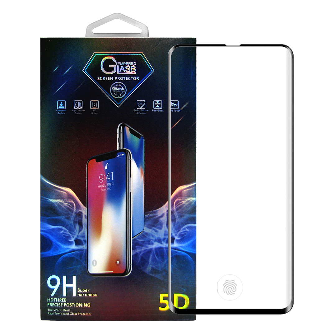 Захисне скло Premium Glass 5D Side Glue для Samsung G975 Galaxy S10 Plus Black
