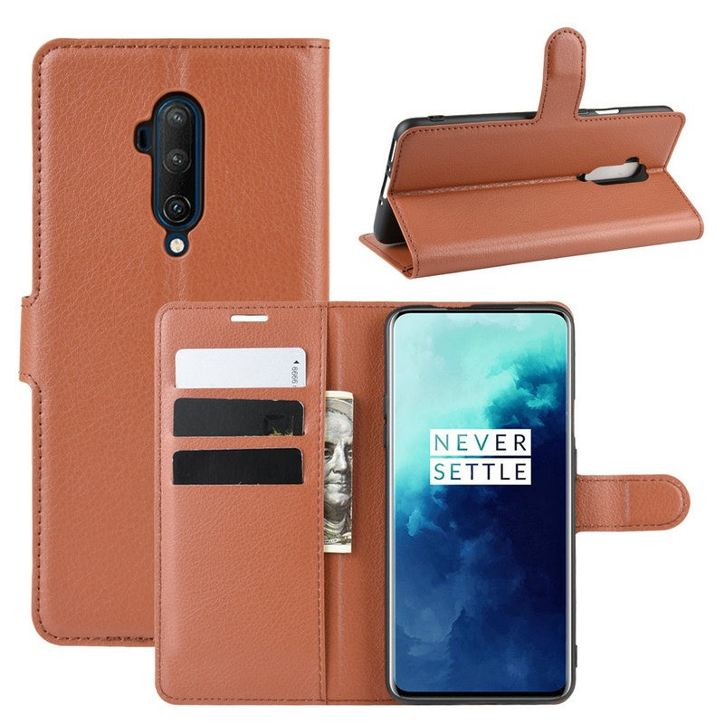 Чохол-книжка Litchie Wallet для OnePlus 7T Pro Brown, фото 1