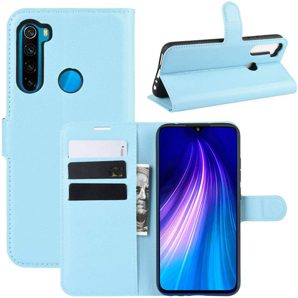 Чохол-книжка Litchie Wallet для Xiaomi Redmi Note 8T Blue, фото 1