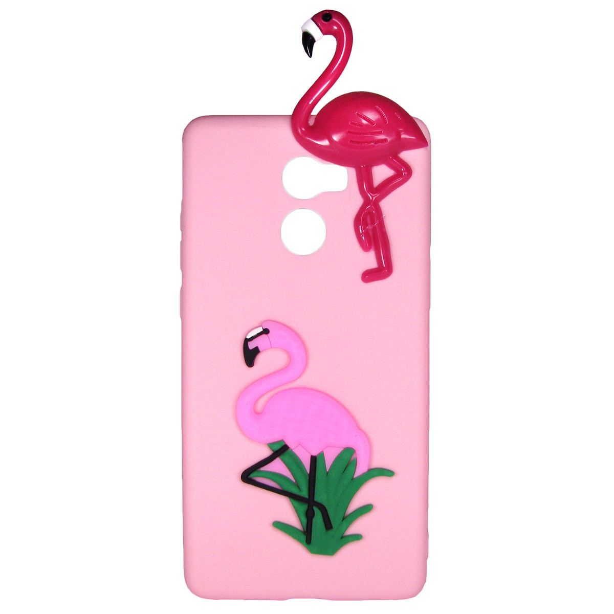 Чехол Cartoon 3D Case для Huawei Y7 Prime (2017) Фламинго, фото 1