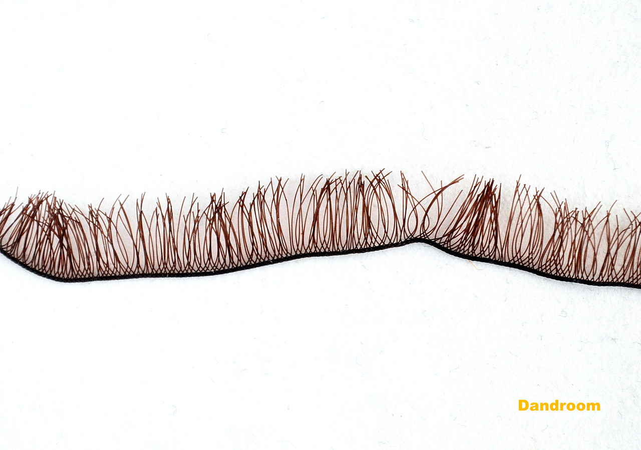 Вії для ляльок, іграшок, Коричневі, 8 мм, довжина стрічки 20 см, фото 1