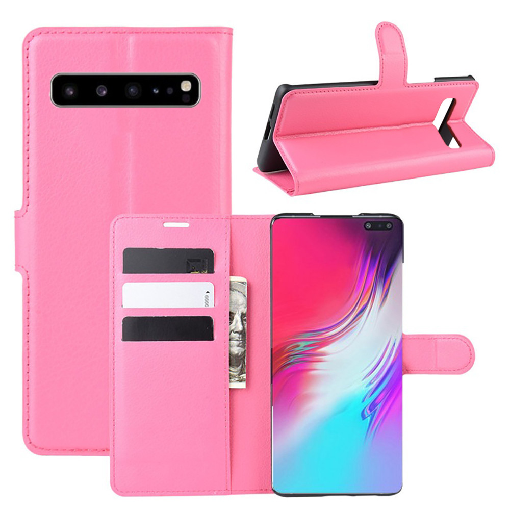 Чехол-книжка Litchie Wallet для Samsung Galaxy S10 5G Rose