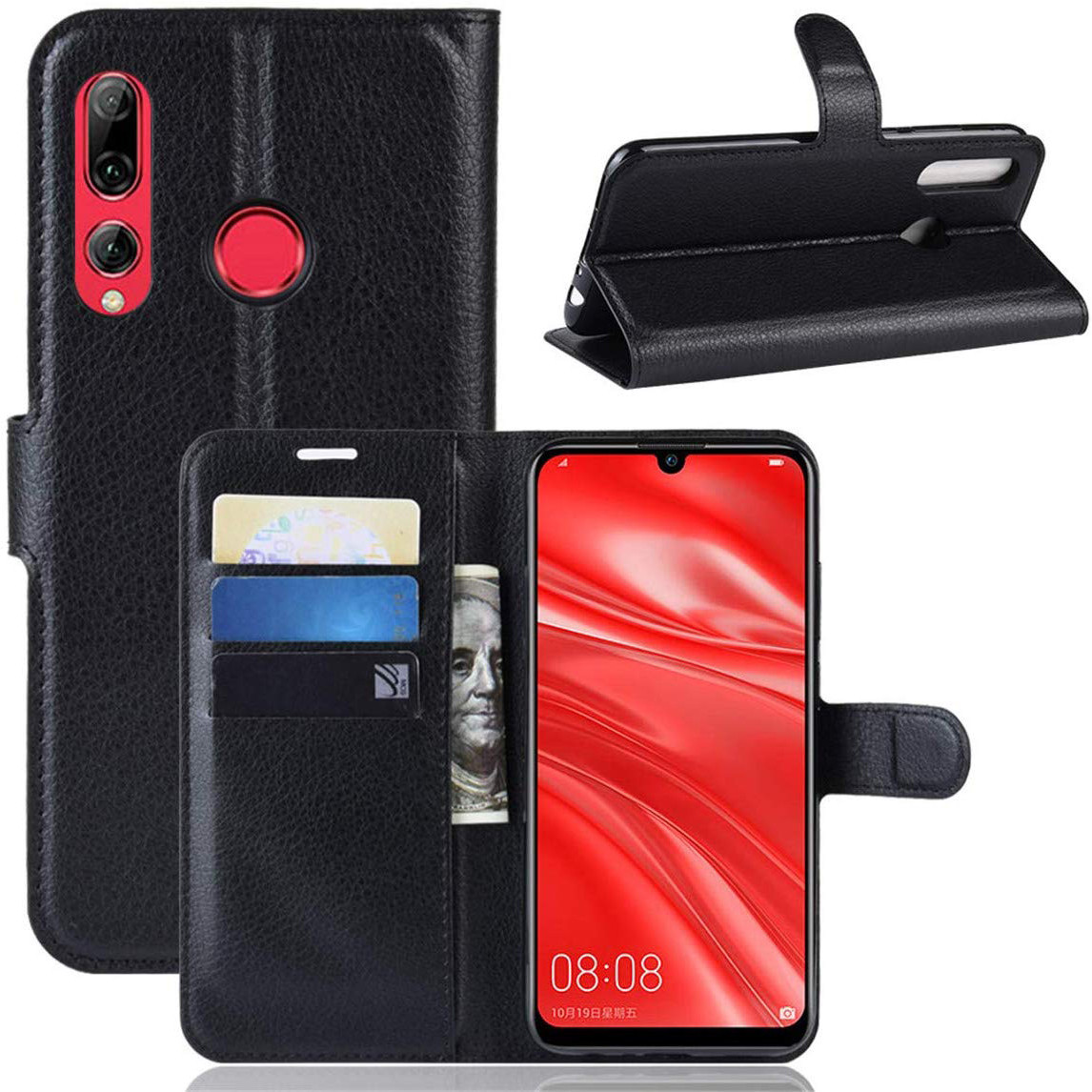 Чохол-книжка Litchie Wallet для Huawei P Smart Plus 2019 / Honor 10i Black, фото 1