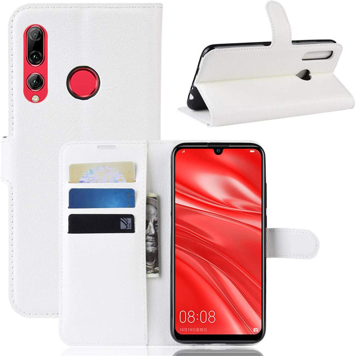Чохол-книжка Litchie Wallet для Huawei P Smart Plus 2019 / Honor 10i White, фото 1