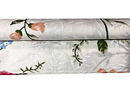 Постільна білизна Королева Ночі (Бязь) | Полуторний комплект | 50х70 | Дрібні квіти на світлому, фото 5