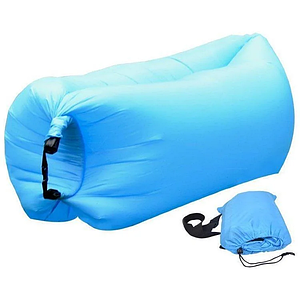 Надувний диван ламзак Supretto Air Sofa (Lamzak) матрац, шезлонг, 233 х 82 x 41 см. Блакитний, 2330.0, Для дітей та дорослих, Нейлон