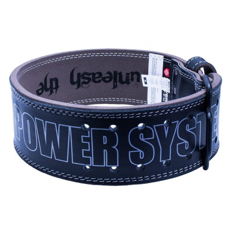 Пояс для пауерліфтингу Power System PS-3830 Power Beast шкіряний Black/Brown L
