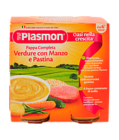 Пюре Plasmon Papa Completa Con Verdure Manzo e Pastina 2х190гр