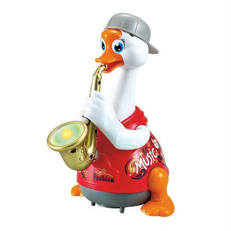 Музична іграшка Hola Toys Гусак-саксофоніст червоний (6111-red), фото 1