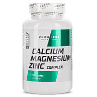 Calcium Zinc Magnesium Progress Nutrition (90 таблеток)