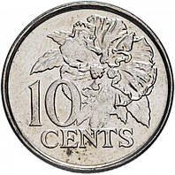 Трінідад і Тобаго 10 міліграм 2005-2008 UNC (KM#31)