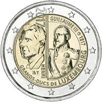 Люксембург 2 евро 2017 «Герцог Люксембурга» UNC