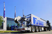TITAN C16.9 від BMS Baumaschinen Service AG - перша повністю автоматизована мобільна система для ЦЕМЕНТНОЇ стяжки