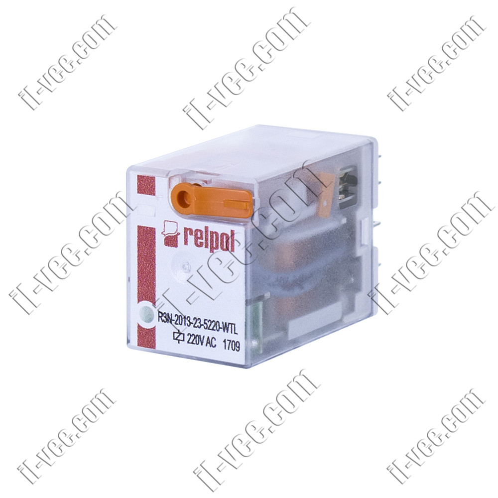 Реле Relpol R3N-2013-23-5220-WTL, 230VAC, 12А/250VAC 12А/30VDC