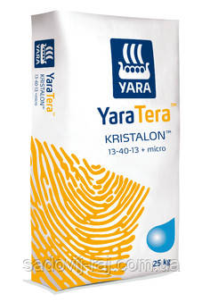 Добриво YaraTera Kristalon ЯраТера Кристалон 13-40-13 25 кг Норвегія