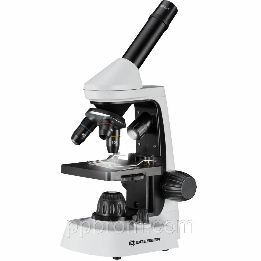 Мікроскоп Bresser Junior Biolux 40x-2000x навчальний шкільний дитячий навчальний монокулярний, фото 1