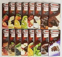 Ассортимент компании Torras – производителя шоколада без сахара