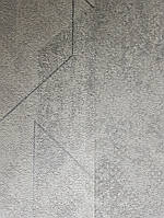 Обои виниловые на флизелине GranDeco Dorina A45607 метровые однотонные абстракция темно серые с серебром