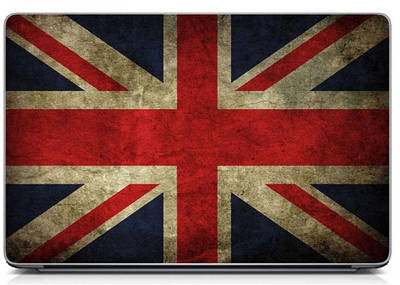 Наклейка для ноутбуків захисна 15.6"-13.3" United Kingdom Матова 380х250 мм, наклейки для ноутбуків