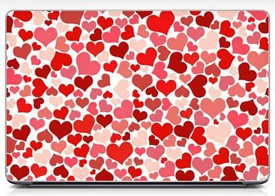 Універсальна вінілова наклейка на ноутбук 15.6"-13.3" Sweet heart Матова 380х250 мм
