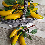 Банани муляж, пластик h-16cm 30\23 грн (ціна за 1 шт.+7грн.), фото 2