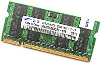 Оперативная память для ноутбука Samsung SODIMM DDR2 2Gb 667MHz 5300s CL5 (M470T5663QZ3-CE6) Б/У