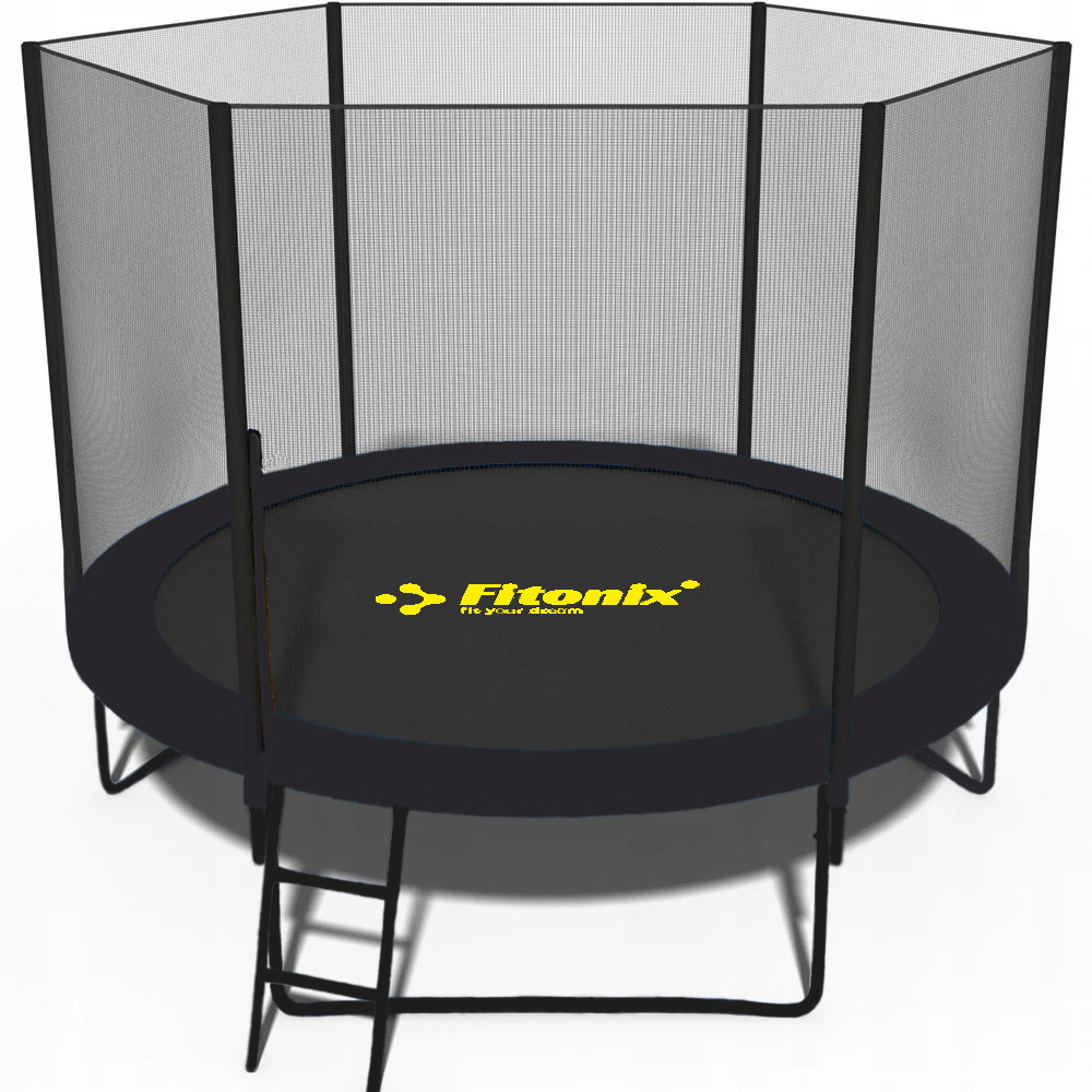 Батут Fitonix 252 см + зовнішня сітка + сходи